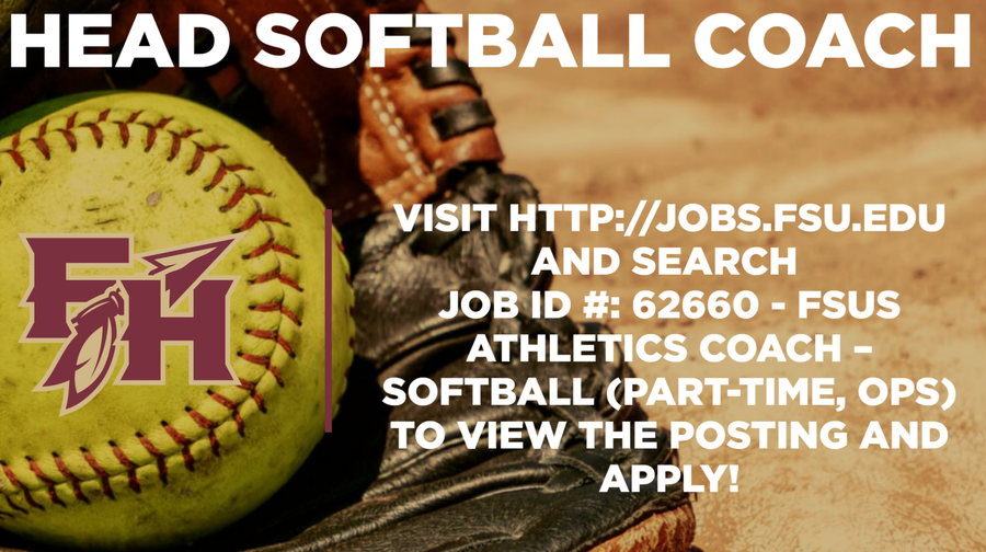 FSUS Athletics Announces Search for Next Head Softball Coach